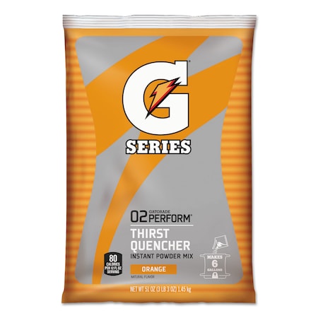 Gatorade Original Powdered Drink Mix, Orange, 51oz Packets, PK14 03968